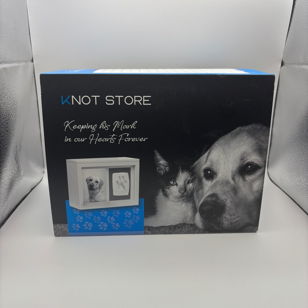 New Memory Box - Keepsake Pet Urns for Pet Ashes Wooden Memorial Pet Urns- Black